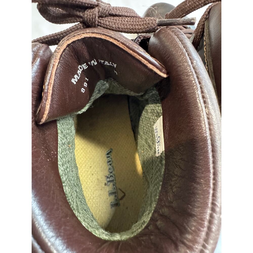 Vintage L.L. Bean Cresta Gore Tex Hiking Boots Womans 9.5 Made in Italy - Picture 16 of 16